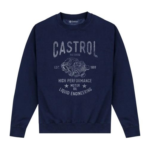 Unisex mikina Castrol pro dospělé Retro Engine