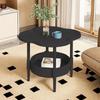 2 Tier Side Table, End Table Side Table Waterproof Small Sofa Coffee, Side Tables Bedroom Indoor Outdoor With Removable Tray For Living Room Bedroom B