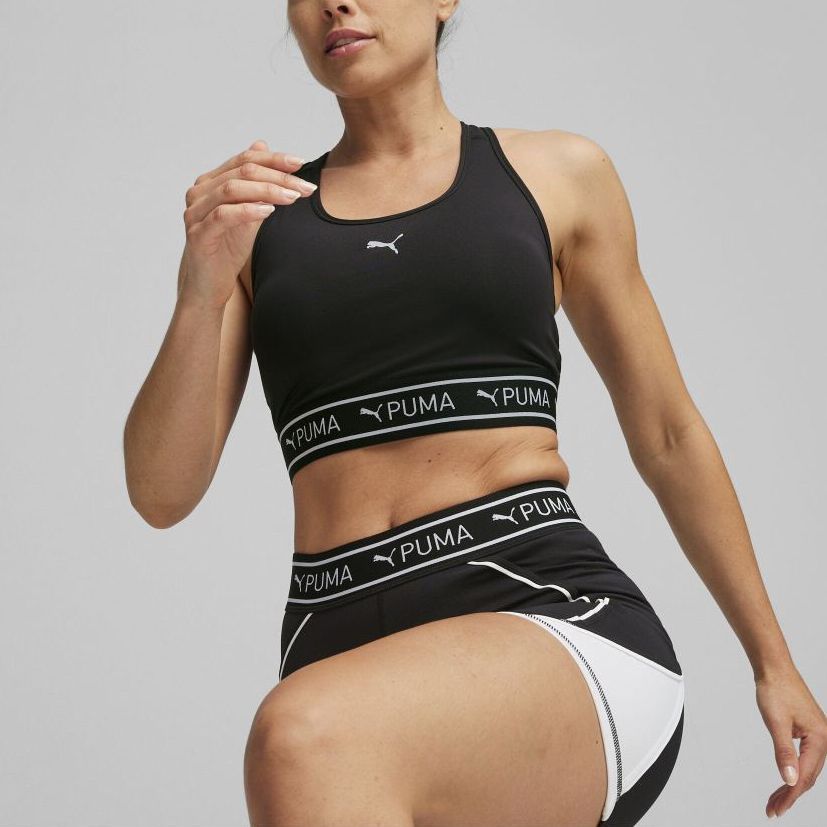 Puma Hem Letter Design Casual Training Sports Underwear Women Underwear Black 525467-01