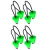 8 Pieces Green Rubber Universal Kayak Scupper Drain Holes Stopper Bung