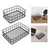 Wire Basket Simplify Vintage Storage Basket for Bedroom Bathroom Closets