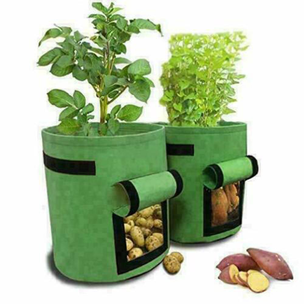 1/2/3PCS Potato Bags Tomato Veg Durable Reusable Balcony Patio Planters Grow Bag 1/2/3PCS Potato Bags Tomato Veg Durable Reusable Balcony Patio Planters Grow Bag