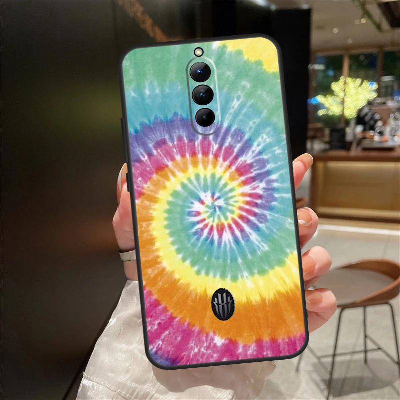 Trippy Tie Dye Hippie Art Case For ZTE Nubia Red Magic 11 10 8 8S 9 9S 10S Pro Plus 6 7 6S 7S For RedMagic 10 Air Cover