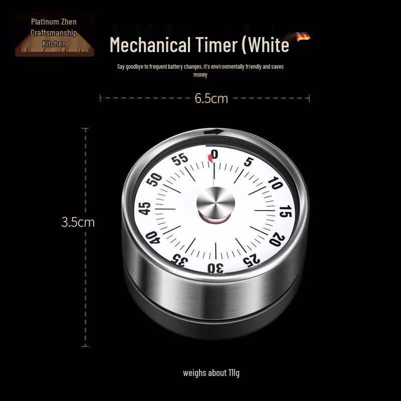 Stainless Steel Mechanical Kitchen Timer