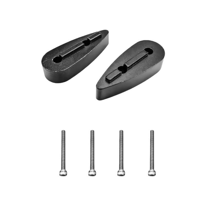 2pcs Carbon Fibers Bike Handlebars Risers Spacers Bike Handlebars Elevations Spacer for Enhancing Cycling Comfortable