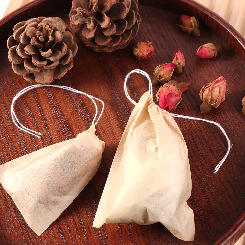100 Pieces/set Multi Functional Filter Paper Tea Bag Empty Tea Filter Bags Sachet Making