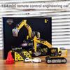 1:64 Scale Mini RC Dump Truck App Remote Control Rechargeable Micro Engineering Vehicle Hobby Collection Gift