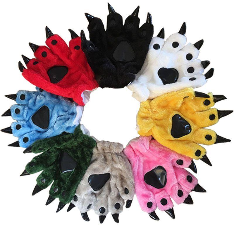 Cozy Dinosaur Cosplay Costume Slippers With Soft Plush Paw Shoes For Winter Warmth