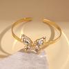 Bracciale Bracciale con Farfalla di Diamante a Braccio Aperto