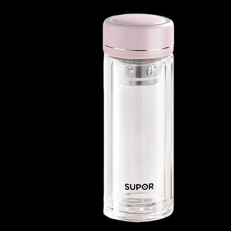Supor 180ML Double-Layer Borosilicate Glass Tea Cup
