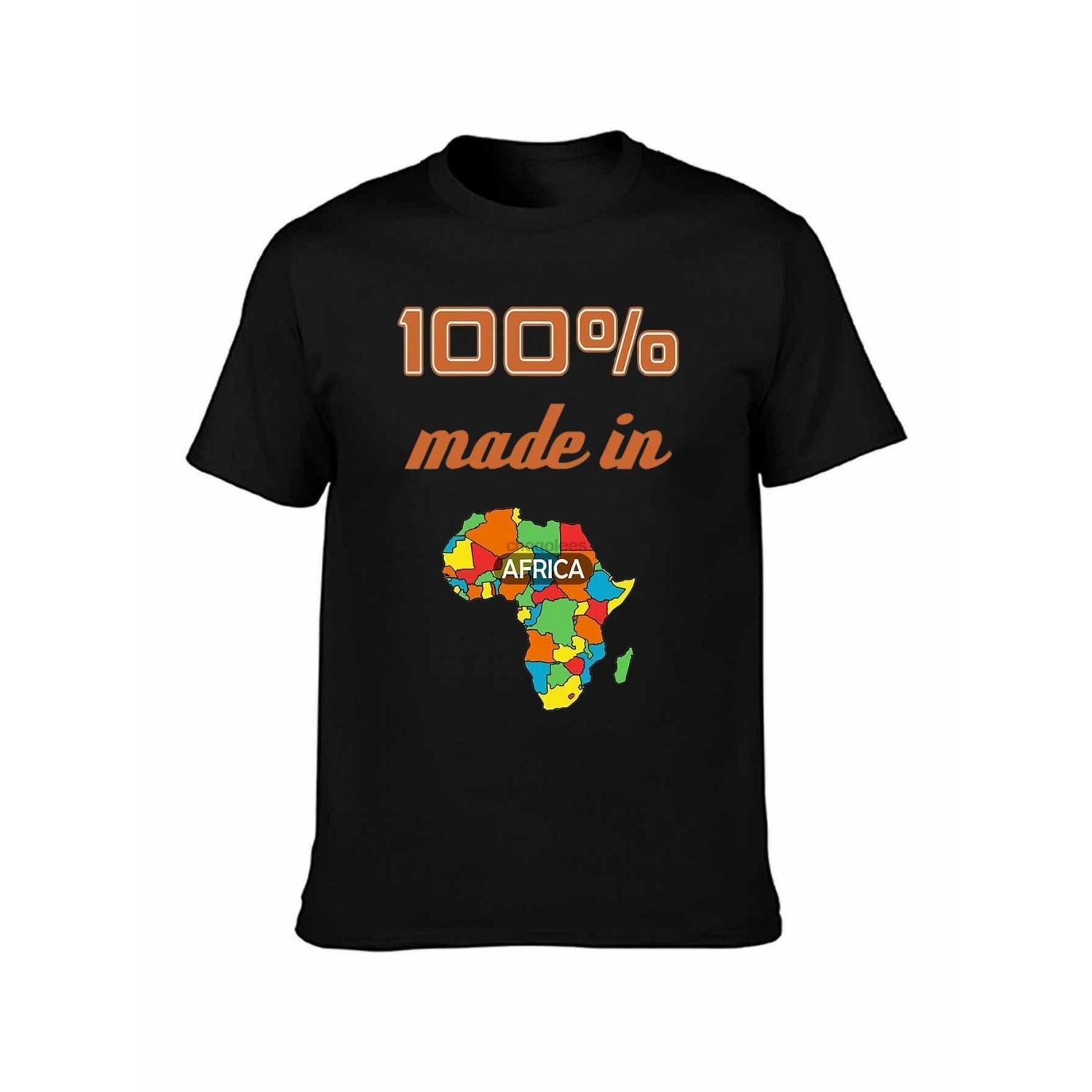 

Brand TShirt Men 2019 Fashion Print T Shirt Men Made In Africa Map African Sporter Gymer Race National Customize Tee XXXXXL