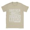Onkel Pate Legende T-Shirts Für Unisex Baumwolle Lustige T-Shirts Rundhals T-Shirt Kurzarm Kleidung Grafisch Bedruckt