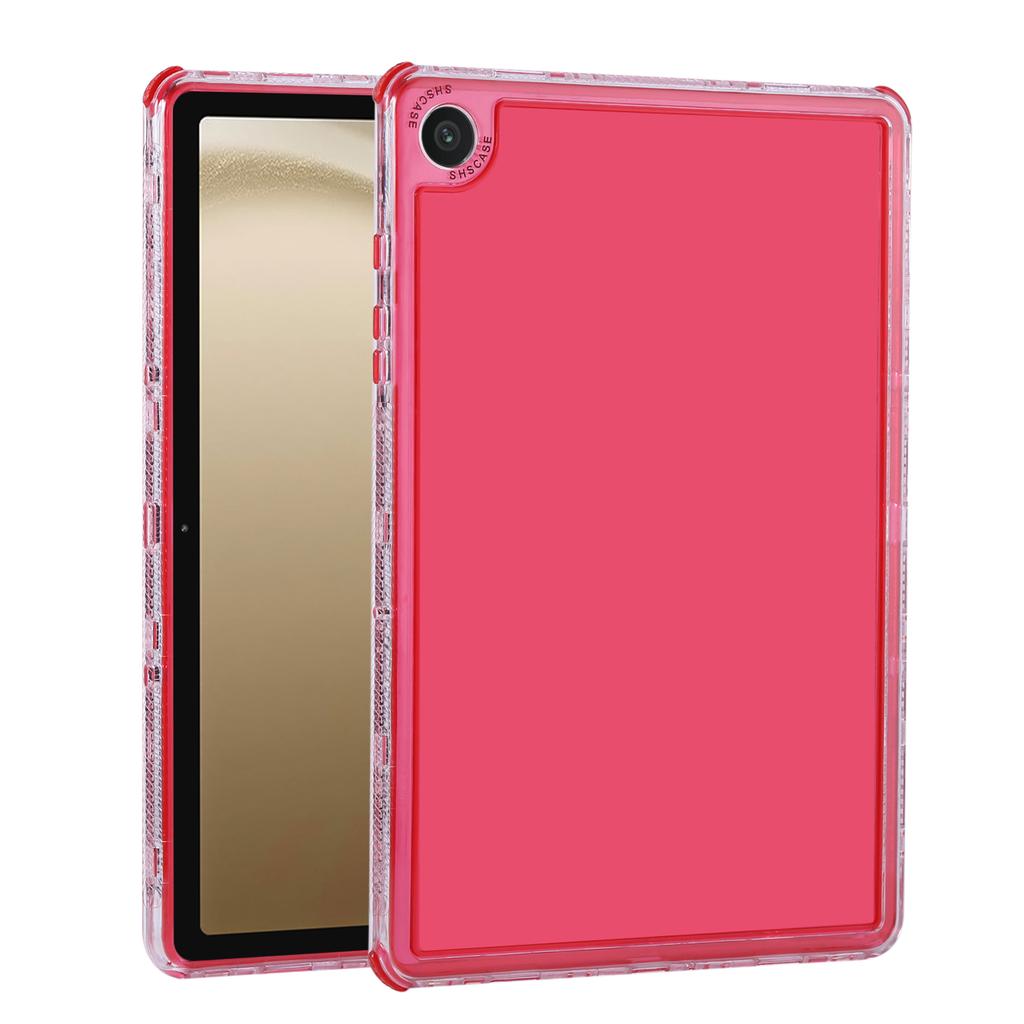 Für Samsung Galaxy Tab A9+ Klare Hülle 3 in 1 PC+TPU Stoßfeste Tablet-Hülle