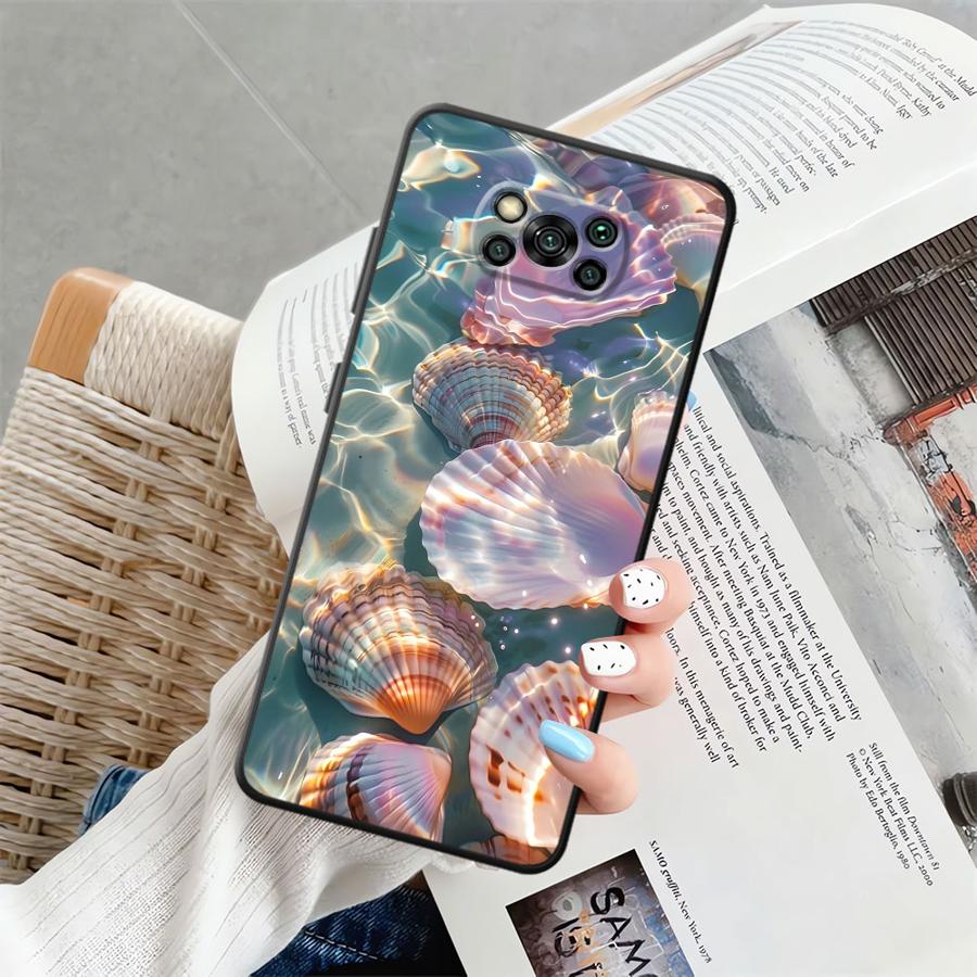 Ocean Scenery Pattern Case for Xiaomi Poco F8 C71 X3 X4 X5 X7 Pro C61 C50 F3 C75 M5 M3 M4 M7 Pro F1 Funda Phone Cover