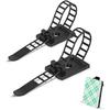 50 Packs Zip Tie Adhesive Mounts - Self-Adhesive Cable Clips Fasteners Cable Wire Clips - Cable Straps Tie Clamp Organizer - Cable Clamp Base Holders