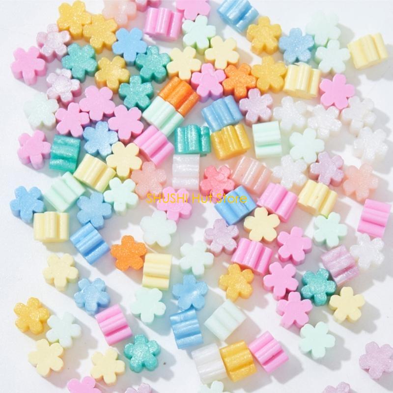 Colorful Waxes Seal Beads for Seal Stamp Flower Shaped Sealing Waxes for Sealing Envelope Holiday Card D57B