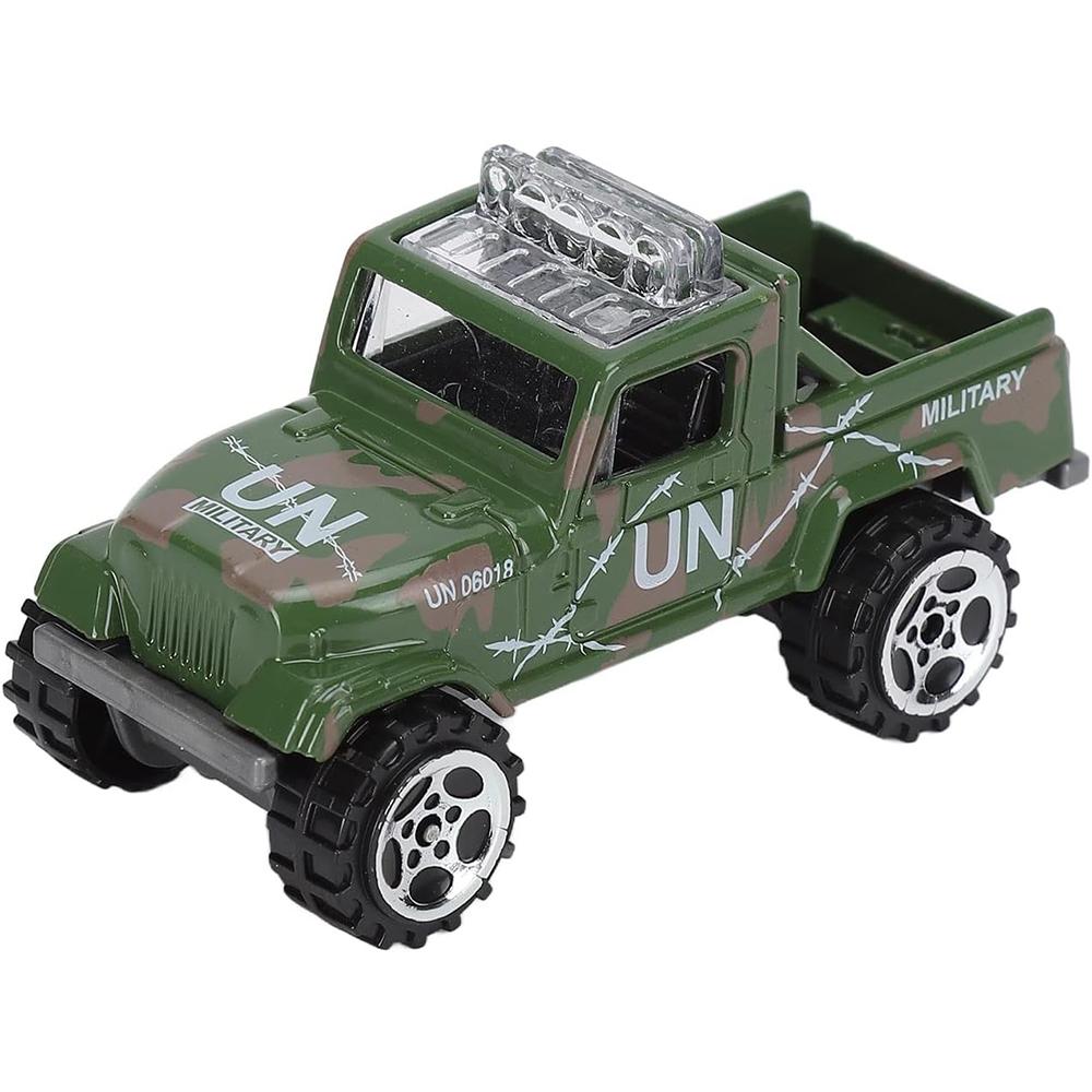Giocattolo di camioncino in scala 1/64, 4 pezzi, modello di veicolo fuoristrada, giocattolo da corsa realistico in lega per kit di modelli di auto
