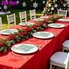 20pcs Disposable Napkins with Santa Claus Pattern Print for Wedding,Parties,and Daily Use for Thanksgiving Fall Christmas Table Decoration