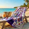 Digital Circus Personalized Name Beach Towel High Absorbency & Quick-Dry Perfect for Traveling Yoga Camping and Swimming