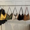 Vintage Retro Crossbody Backpack Large Capacity Commuting Shoulder Bag Cute Suede Tote Bag  Holiday