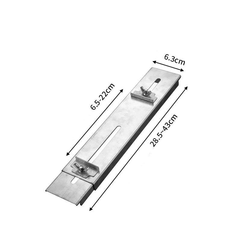 Stainless Steel Retractable Whetstone Stand with Anti-Skid Feet Adjustable Sharpening Bracket for Kitchen Household Knife Sharpening