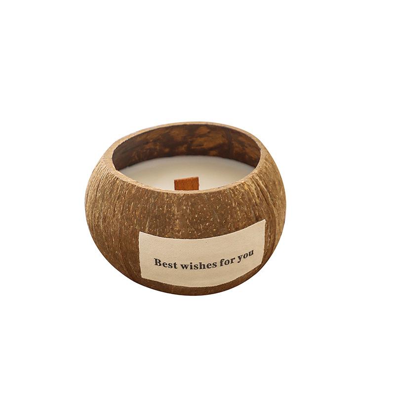 

Ароматические свечи премиум-класса подарок для спальни креативный кокосовый орех украшение ниша натуральный домашний аромат подарок на день рождения Fragrance: coconut