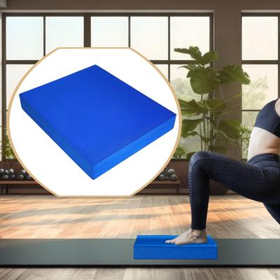 Balance Pad High Density Stability Training Mat for Home Gym Workout Pilates 20cmx33cmx5cm Blue