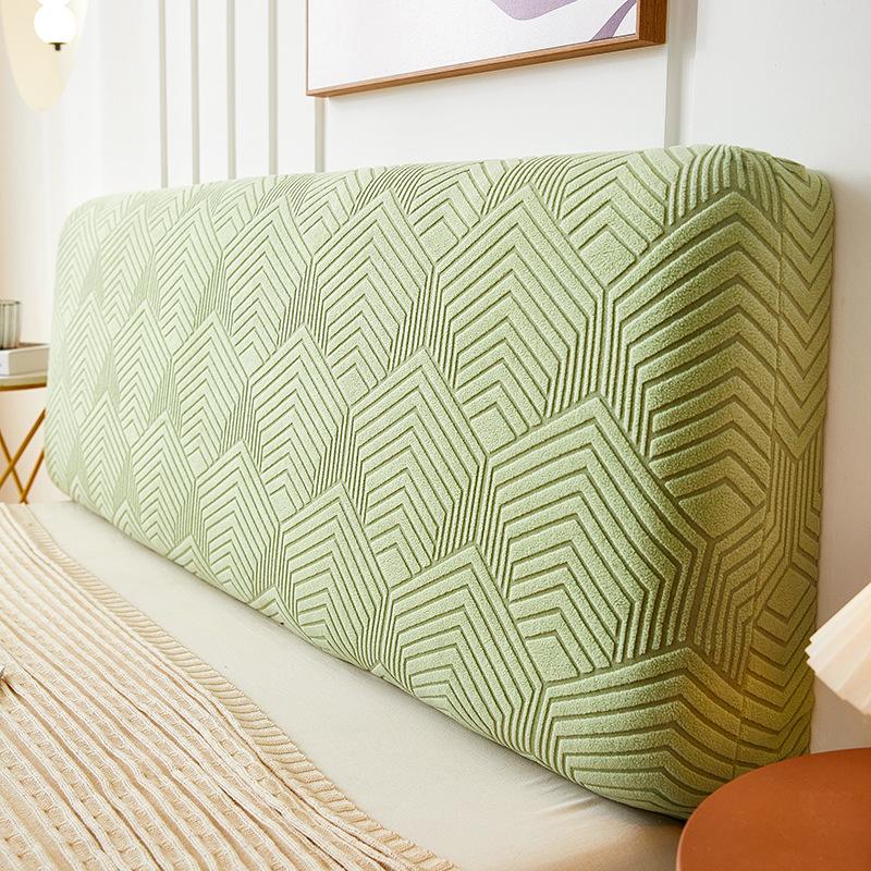 Headboard Cover Full Queen Cal King Stretch Soft Bed Headboard Slipcover Stretch Solid Color Dustproof Protector Cover Washable for  Bed Bedroom Decor