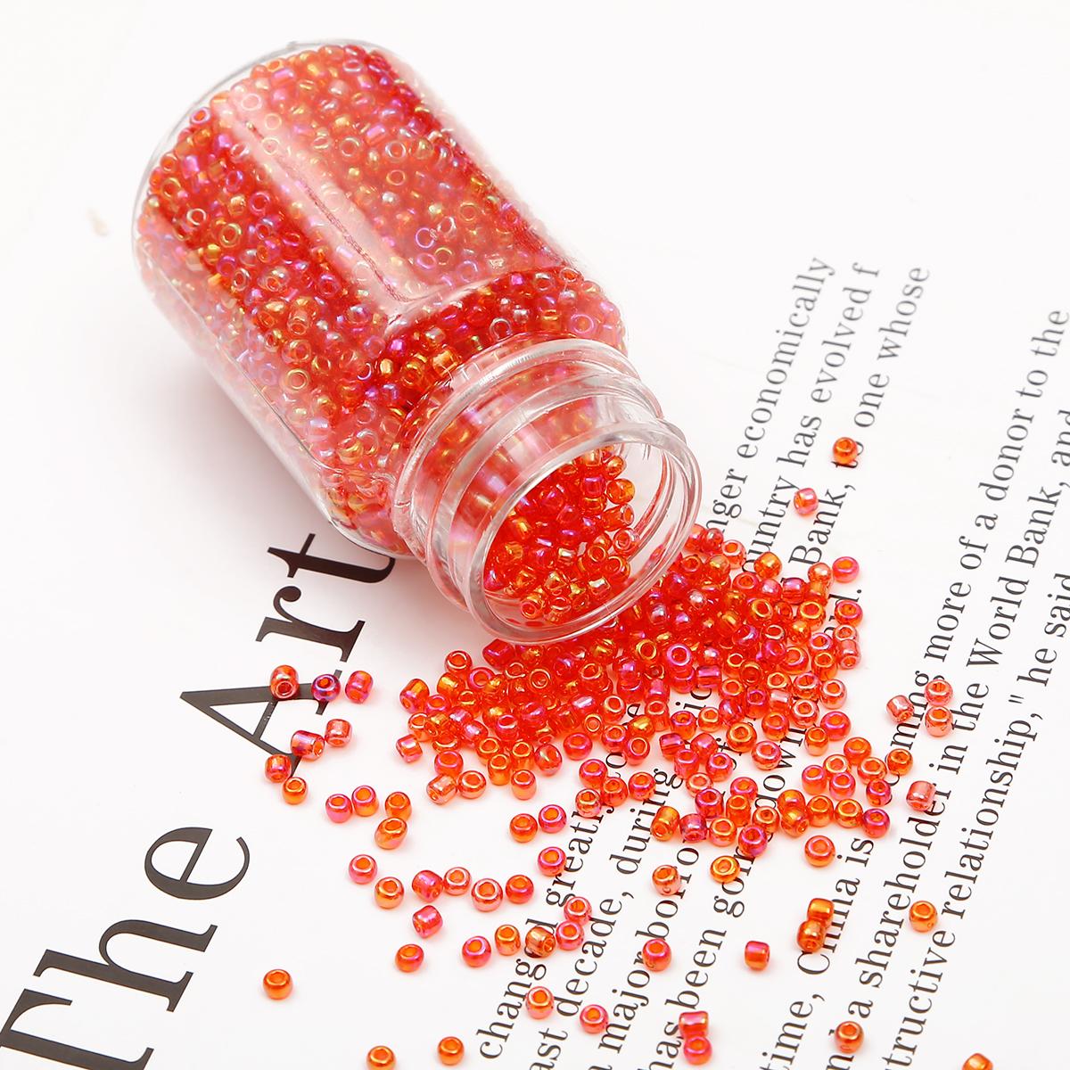 

3000 шт стеклянные бусины 2 мм в бутылках, очаровательные чешские бусины, бусины-разделители для изготовления ювелирных изделий, аксессуары style 01