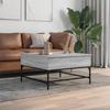 VidaXL Coffee Table, End Table with Adjustable Feet, Side Table Living Room Lounge Interior, Modern, Sonoma 845404