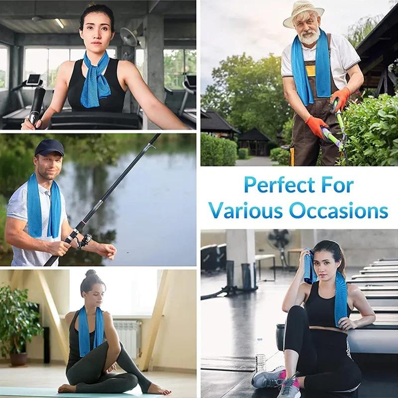 Mini-Mikrofasertuch zum Mitnehmen Sport Schnelltrocknend Atmungsaktiv Saugfähig Handtuch Laufen Strand Leichtes Fitnessstudio Schwimmen