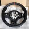 For BMW M Sport G30 G31 G32 G20 G21 G14 G16 X3 G05 X4 G02 X5 DIY Genuine Leather Car Interior Non-slip Car Steering Wheel Cover