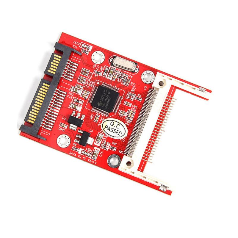 CF to SATA Adapter for Compact Flash Memory Card Type I II to 2.5inch Serial ATA HDD Hard Disk Drive Converter