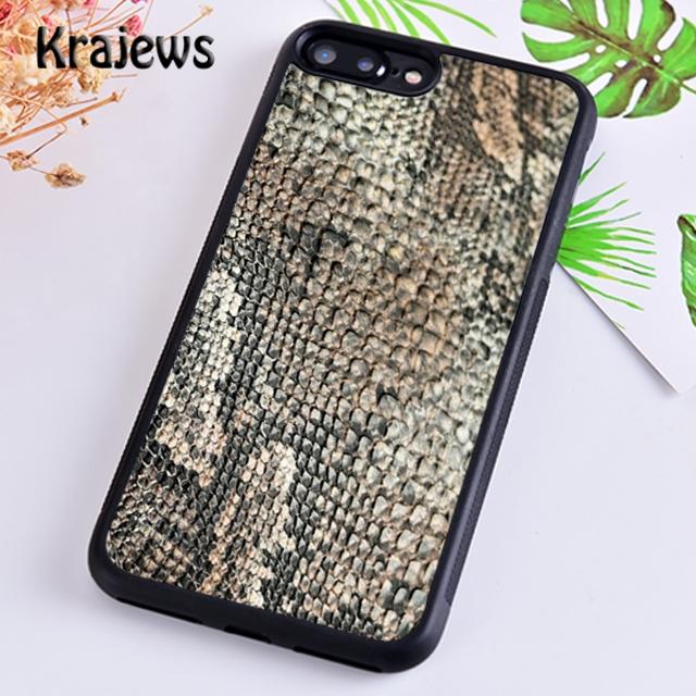 Krajews Snake skin texture Phone Case Cover For iPhone 17 Air 16 15 14 plus 11 12 13 pro max coque Shell Fundas