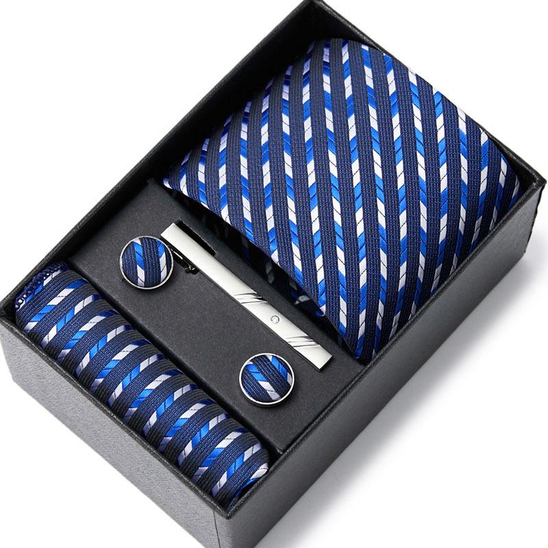 Men's Six-Piece Tie Set for Business and Weddings