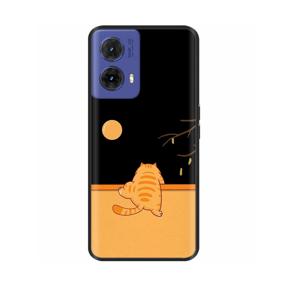 For Motorola Moto G85 Case Butterfly Soft Matte Silicone Back Cover For Moto G85 5G Cases MOTOG85 G 85 5G Funda Full Phone Coque
