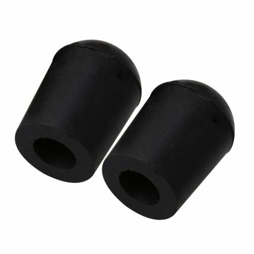 Yibuy 4-Pack Double Bass Endpin Rubber Mat Pads, 28x20mm, Black