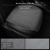 3Piece Car Seat Cushion Set, DualSided Suede, AllSeason, Breathable, Heated Black 1pc Main Driver