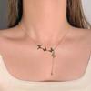 Elegant Gold Beaded Necklace for Women - 2024 Clavicle Chain, Luxury Neck Accessory