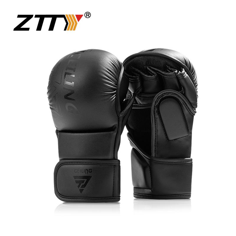 ZTTY Unisex Boxing Gloves with Thick Padding for Adult Training and UFC.