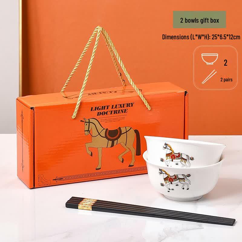 

ZISIZ Enamel Instant Success Dinnerware Gift Set