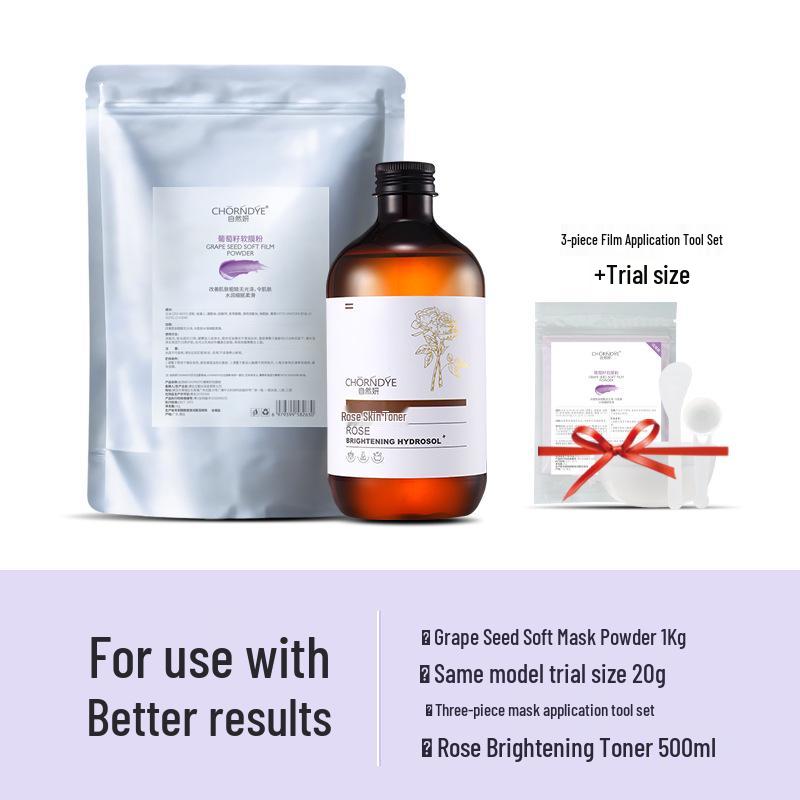 Korean Grape Seed Hydrating Soft Mask Powder for Salon Use