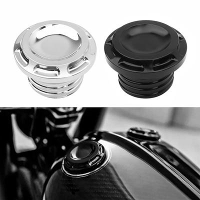Tapa de Aceite para Depósito de Combustible de Motocicleta con Ventilación Rosca Derecha Aluminio Decorativo Para Harley Sportster Road King Softail Dyna 96-up