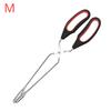 Barbecue Scissor Tongs Grilled Food Tong Long Handle Scissor BBQ Bread Roast Clip Kitchen Baking Tongs Rotisserie Grill Barbecue