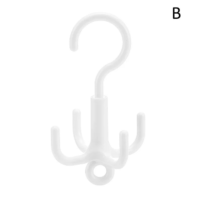 

4-х крючковый Многоцелевой Органайзер для хранения, Крючок-держатель, Органайзер для гардероба, Подвесная стойка для сумок, украшений, ремней, одежды, шляп, шарфов