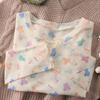 Ice Silk Mesh Base Layer Women's T-shirt Summer Sheer Sun Protection Clothing Thin Layered Inner Wear