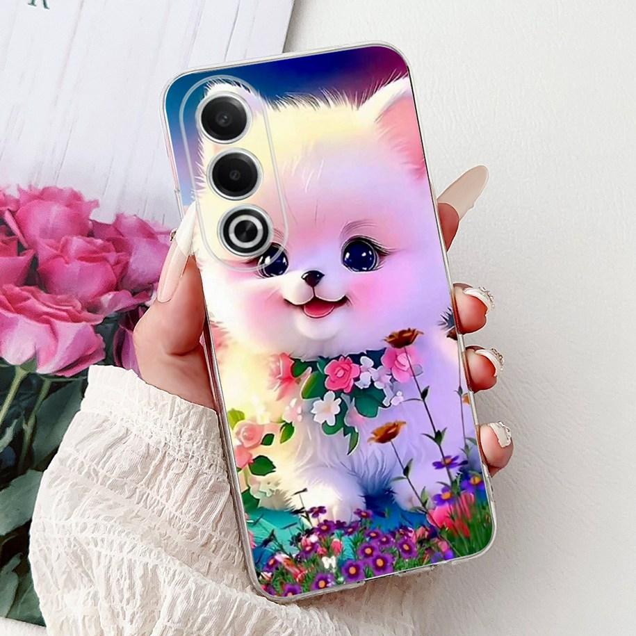 For OPPO K12x A80 Case 2024 New Fashion Love Heart Soft Silicone Back Cover For OPPO A3 Pro 5G CPH2639 A 80 K 12x CPH2667 Bumper