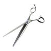 8.0" Jewel Pet Grooming Scissors Set: Straight Shears & Comb (3-piece)