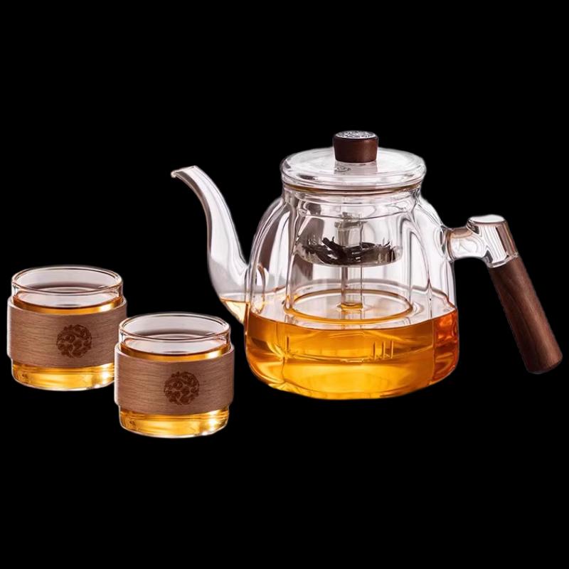 Chating Glass Integrated Brewing Teapot