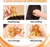 Natural Resin Octopus Acupoint Comb Portable Head Neck Massager for Stress Relief Meridian Therapy Hair Care Tools Gift
